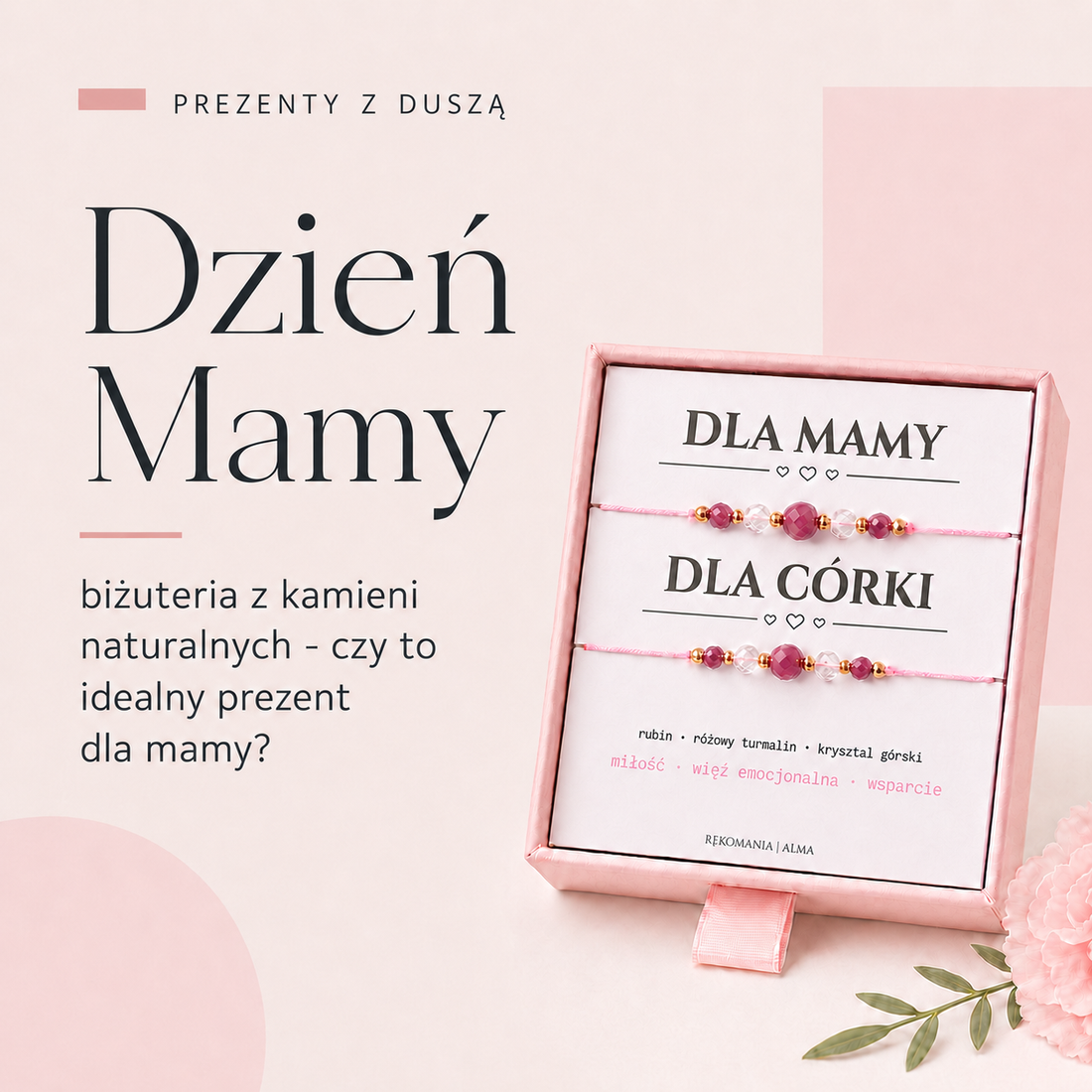 CZY BIŻUTERIA Z KAMIENI NATURALNYCH TO IDEALNY PREZENT DLA MAMY?