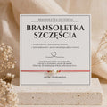 Bransoletka szczęścia z perłą słodkowodną i złotymi przekładkami