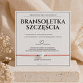 Bransoletka szczęścia z perłą słodkowodną i srebrnymi przekładkami