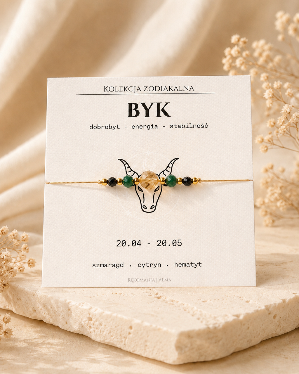 Bransoletka zodiakalna - Byk