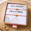 Bransoletka dla Mamy i Córki ze złoconym hematytem