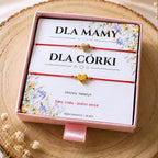 Bransoletka dla Mamy i Córki ze złoconym hematytem