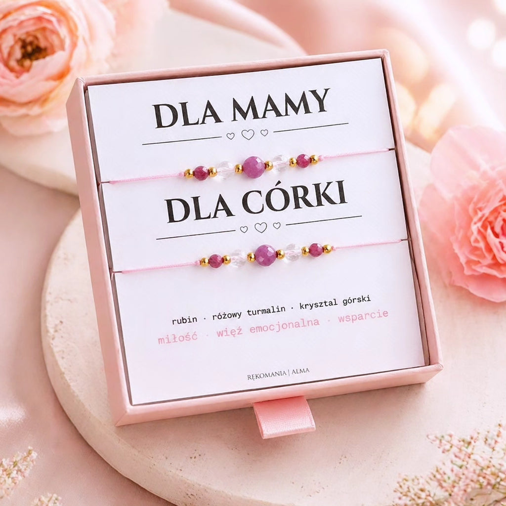 Zestaw bransoletek dla Mamy i Córki