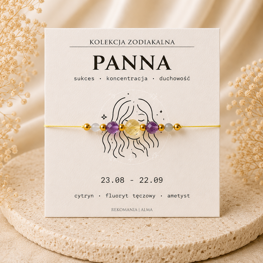 Bransoletka zodiakalna - Panna