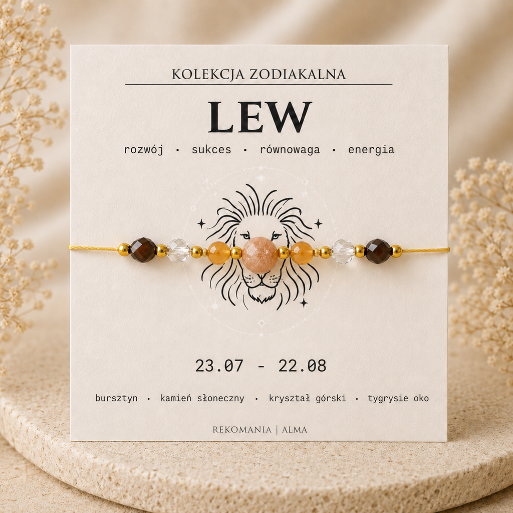 Bransoletka zodiakalna - Lew