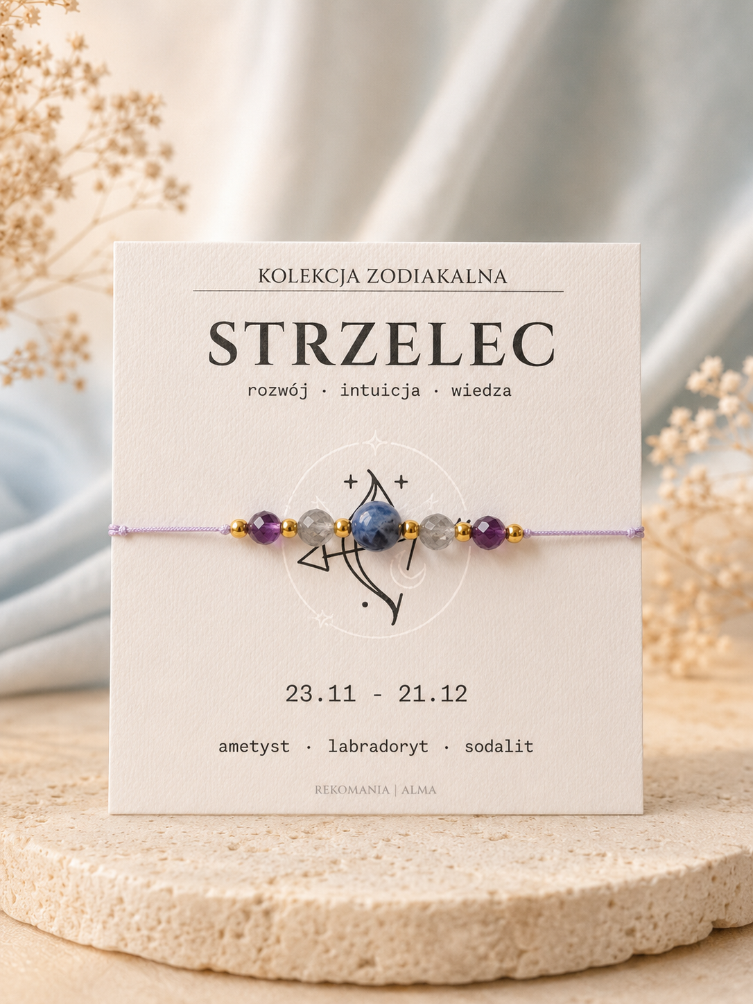 Bransoletka zodiakalna - Strzelec